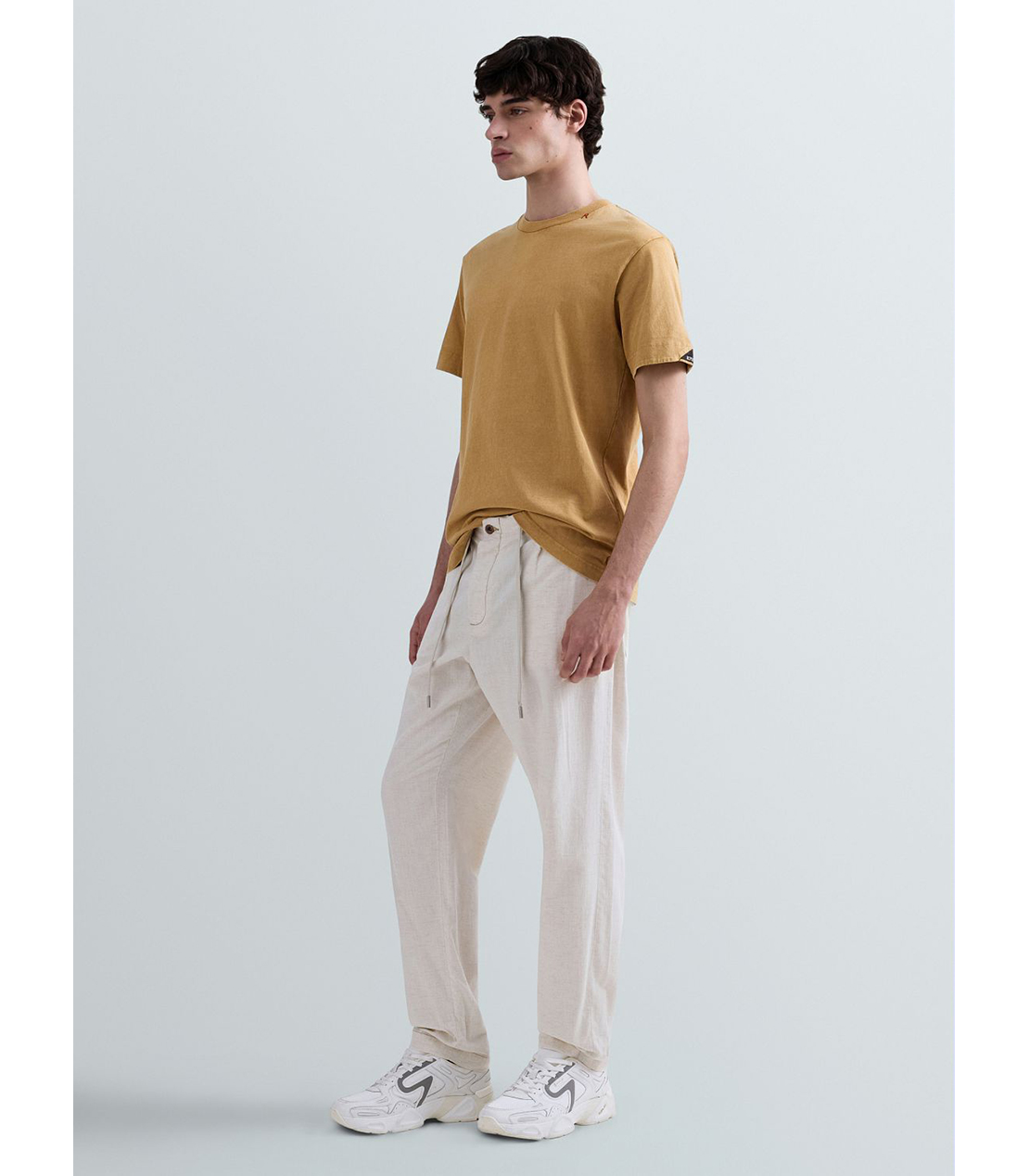 オープンエンドジャージーロゴTシャツ 詳細画像 サンドベージュ 4